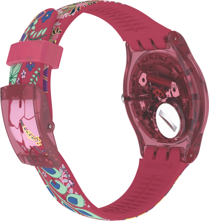 Swatch,Originals 41mm,41mm,Plastic,Pink,SUOP112