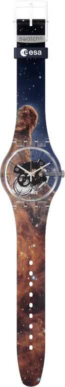Swatch,Originals 41mm,41mm,Plastic,Transparent,Quartz,Sapphire,Crystal Glass,Round,SUOK144,SUOK144-059