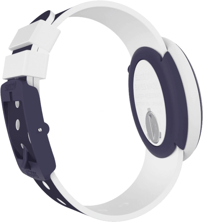 Swatch,Originals 45mm,45mm,Plastic,White,PNW107