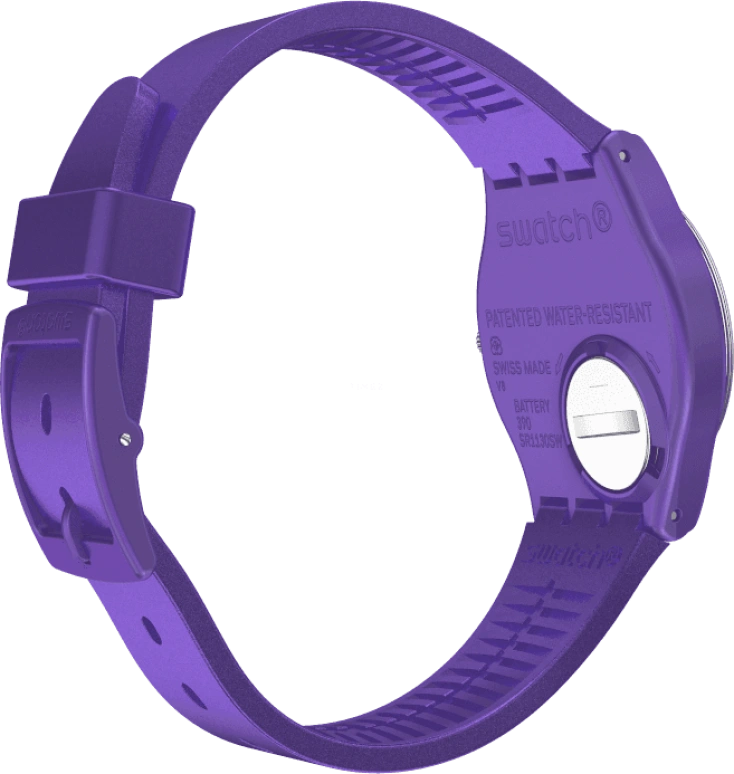 Swatch,Originals 34mm,34mm,Plastic,Purple,GV402