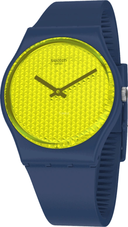 Swatch,Originals 34mm,34mm,Plastic,Yellow,GN266