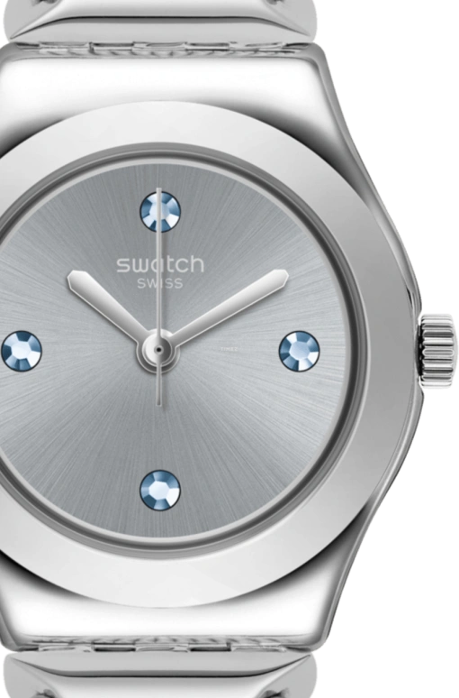 Swatch,IRONY 25mm,25mm,Stainless Steel,Silver White,YSS332G