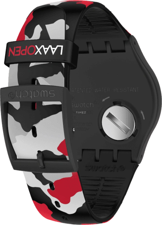 Swatch,Originals 41mm,41mm,Plastic,Black,SUOB714C
