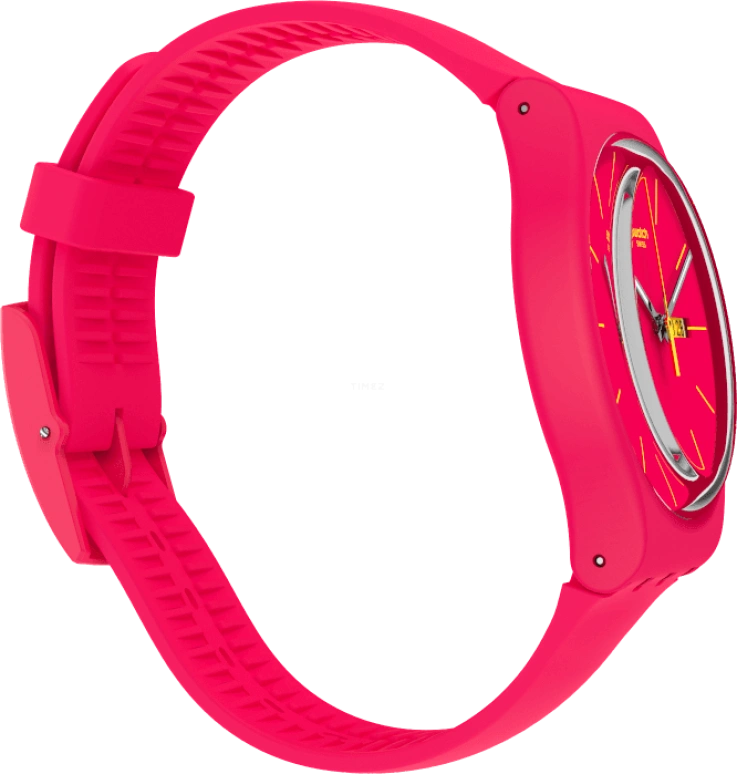 Swatch,CLASSIC ,Plastic,Red,SUOR704