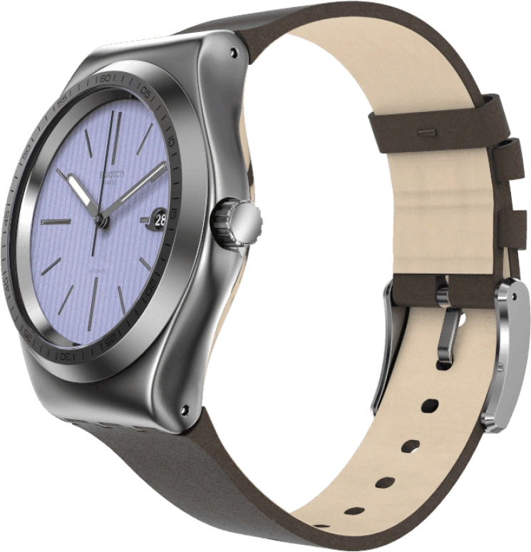 Swatch,IRONY 42mm,42mm,Blue,Open,YIZ405