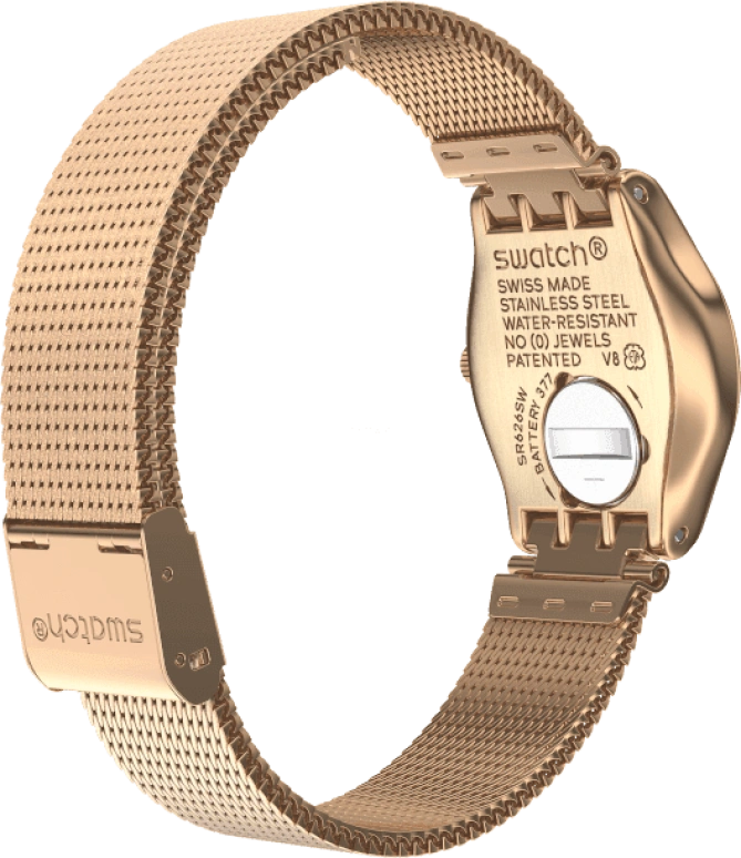 Swatch,IRONY 25x28.70mm,25x28.70mm,Rose Gold,YSG166M