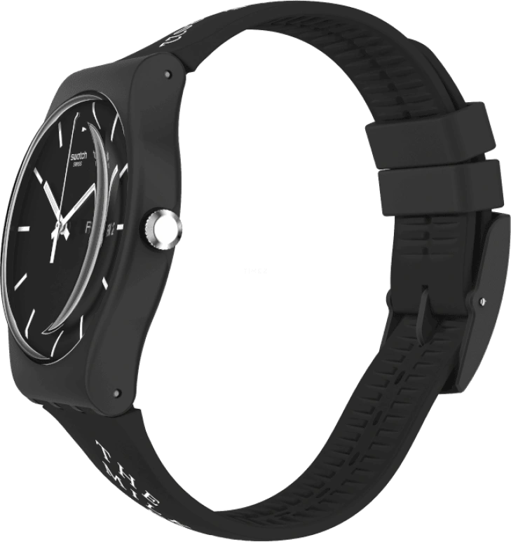 Swatch,Originals 41mm,41mm,Plastic,Black,SUOB720R
