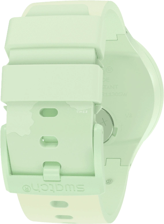 Swatch,THE BOLD 47mm,47mm,Bioceramic,Ceramic,Green,Quartz,Sapphire,Crystal Glass,Round,SB03G100