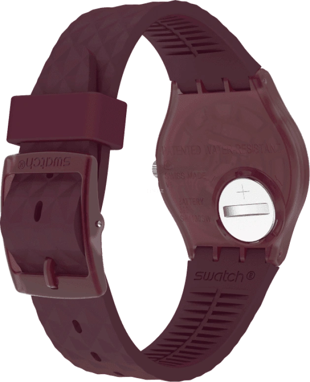 Swatch,Originals 34x39.20mm,34x39.20mm,Plastic,Red,GR184