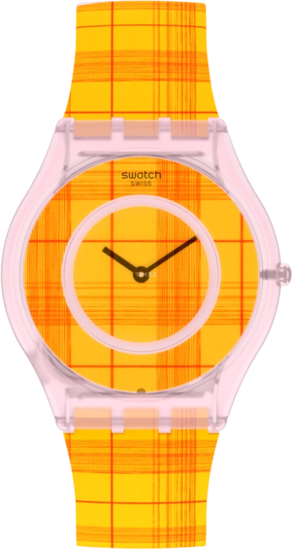 Swatch,Special Edition 34mm,34mm,Bioceramic,Yellow,Transparent,SS08Z105