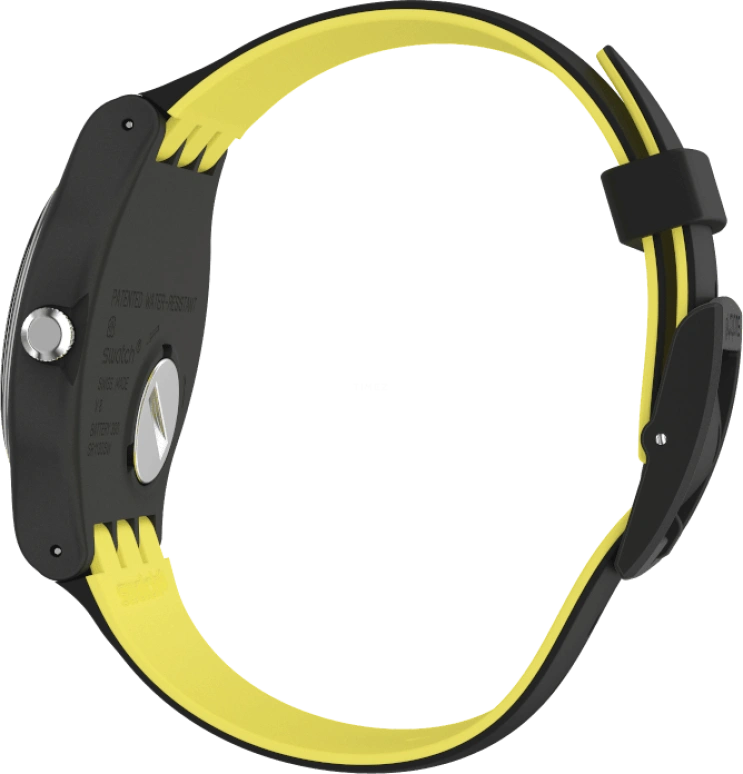 Swatch,Originals 41mm,41mm,Black,Sapphire,Crystal Glass,Open,SUOB184