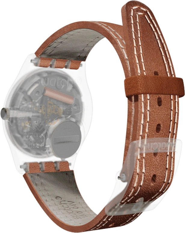 Swatch,Originals 34mm,34mm,Plastic,Blue,GE709