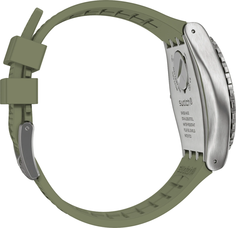 Swatch,IRONY 43mm,43mm,Stainless Steel,Green,YVS488