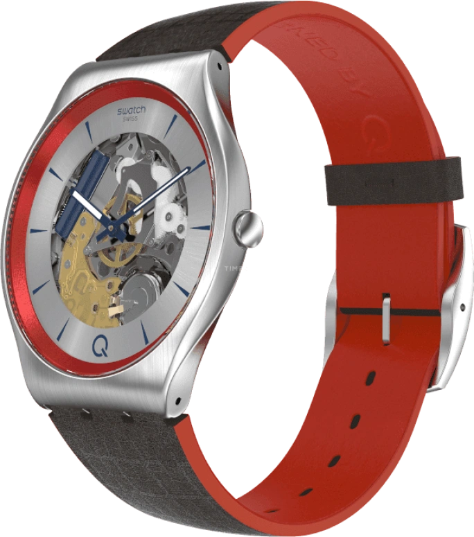 Swatch,Other ,Stainless Steel,Sapphire,Crystal Glass,SS07Z102