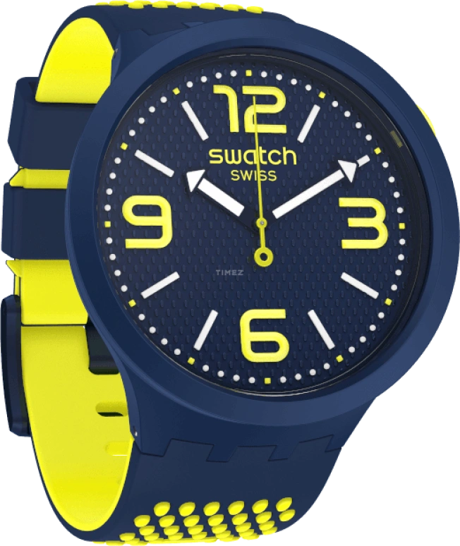 Swatch,THE BOLD 47mm,47mm,Plastic,Black,SO27N102