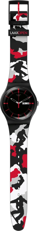 Swatch,Originals 41mm,41mm,Plastic,Black,SUOB714C