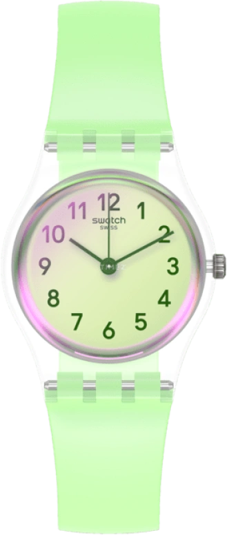 Swatch,Originals 25mm,25mm,Plastic,Green,Quartz,Round,LK397