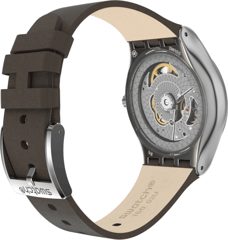 Swatch,IRONY 42mm,42mm,Blue,Open,YIZ405