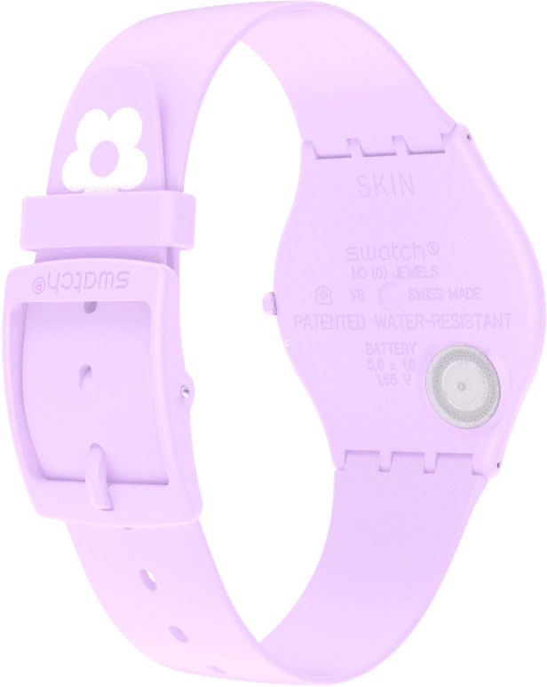 Swatch,SKIN 34mm,34mm,Ceramic,Multi-Color,Quartz,Round,Pink,SS09V101