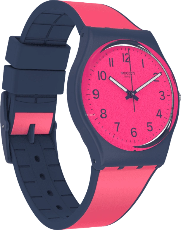 Swatch,Originals 34mm,34mm,Plastic,Pink,GN264
