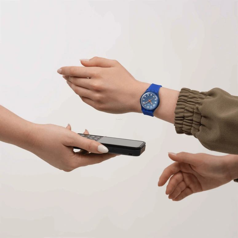 Swatch,Swatch Essentials 34mm,34mm,Bio-sourced,Blue,Quartz,Round,SO28S108,SO28S108-6000