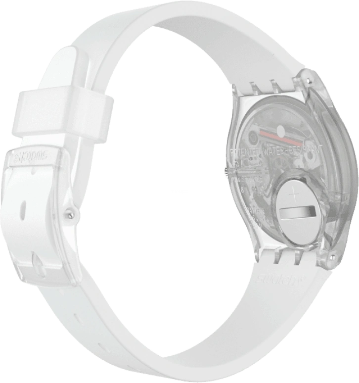 Swatch,Originals 34mm,34mm,Plastic,Blue,Pink,Sapphire,Crystal Glass,GE713