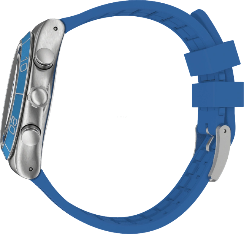 Swatch,IRONY 43mm,43mm,Stainless Steel,Black,Silver,Blue,Minutes,YVS485