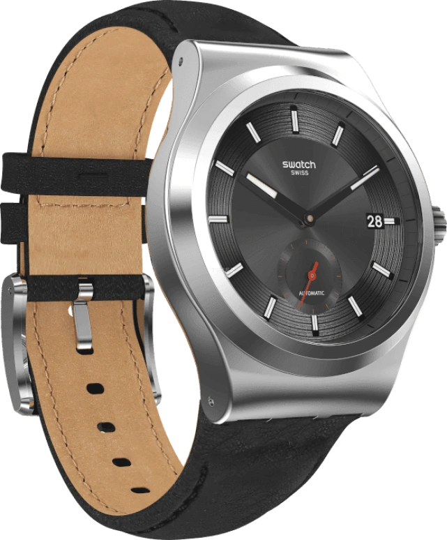 Swatch,IRONY 42mm,42mm,Black,Open,SY23S400