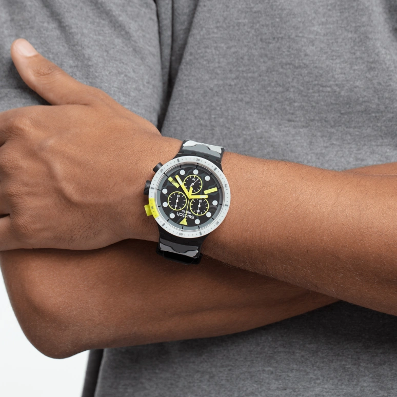 Swatch,THE BOLD 47mm,47mm,Plastic,SB02M400