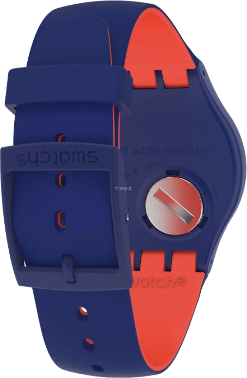 Swatch,Originals 41mm,41mm,Plastic,Blue,Sapphire,Crystal Glass,SUON146