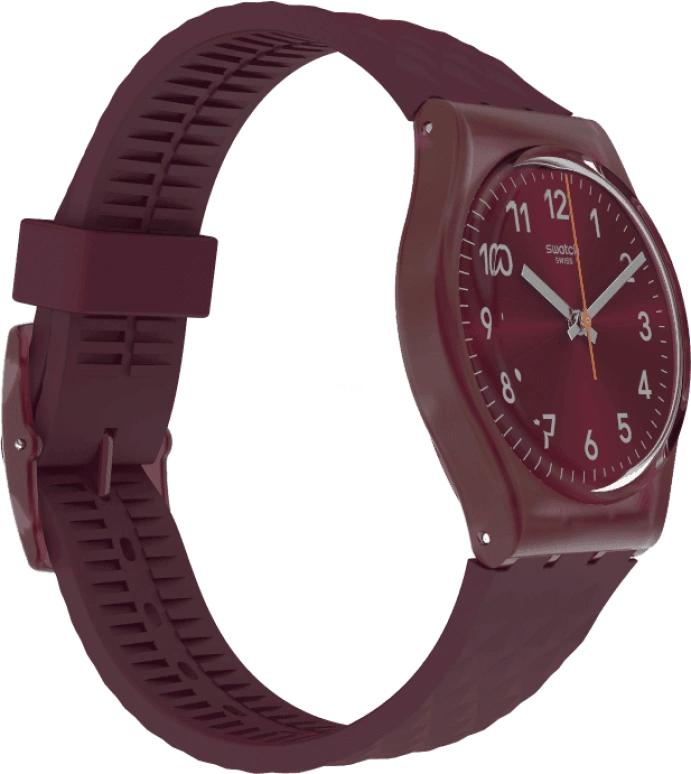 Swatch,Originals 34x39.20mm,34x39.20mm,Plastic,Red,GR184