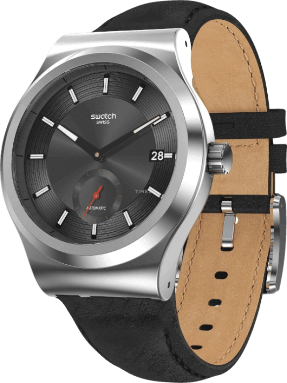 Swatch,IRONY 42mm,42mm,Black,Open,SY23S400
