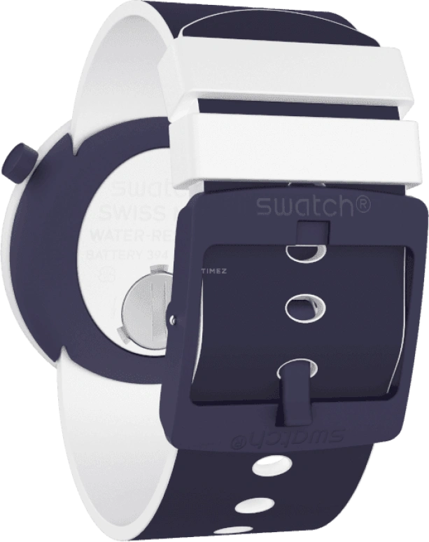 Swatch,Originals 45mm,45mm,Plastic,White,PNW107