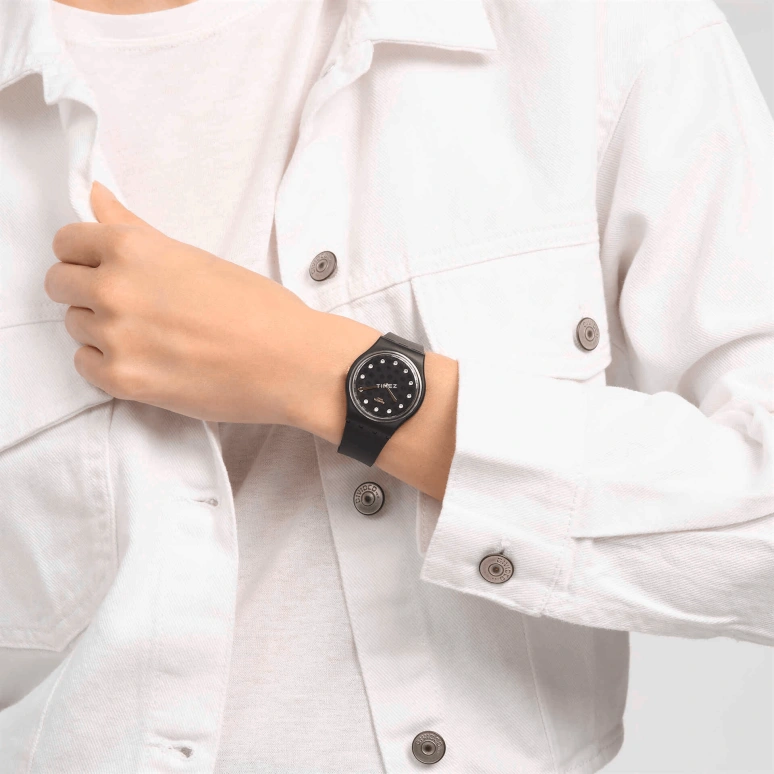 Swatch,Originals 34mm,34mm,Bioceramic,Black,Quartz,Sapphire,Crystal Glass,Round,SO31B102