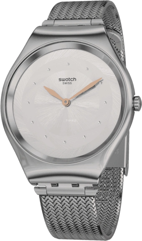 Swatch,SKIN 38mm,38mm,Stainless Steel,Pink Red,Red,SYXS117M