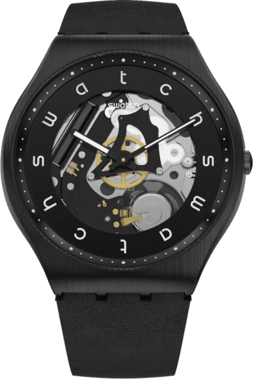 Swatch,SKIN ,Black,SS07B101