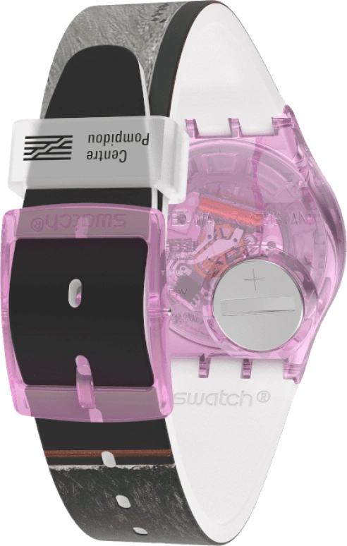 Swatch,Originals 34mm,34mm,Plastic,Multi-Color,Quartz,Sapphire,Crystal Glass,Round,GZ356