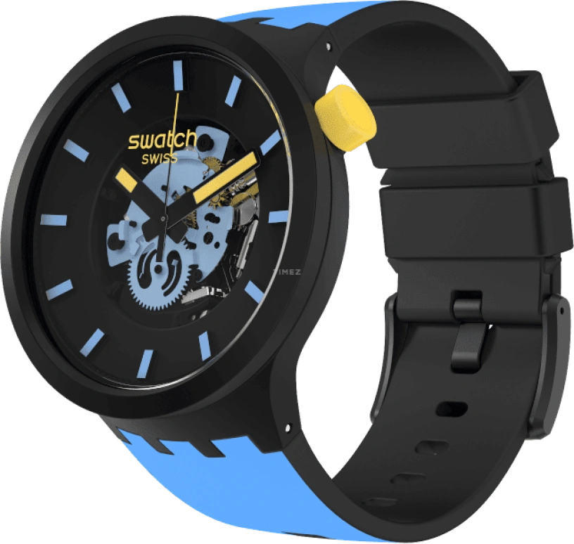 Swatch,THE BOLD 47mm,47mm,Black,SB03B108