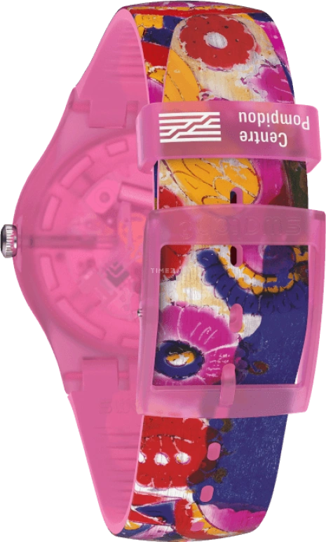Swatch,Originals 41mm,41mm,Plastic,Multi-Color,Quartz,Sapphire,Crystal Glass,Round,SUOZ341