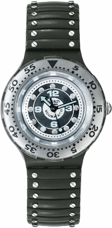 Swatch,Other 38.40mm,38.40mm,Plastic,White,Blue,Quartz,Sapphire,Round,SDB106