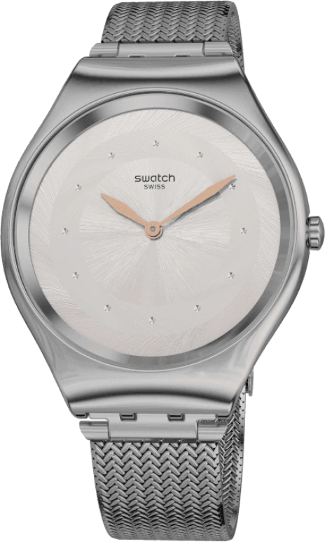 Swatch,SKIN 38mm,38mm,Stainless Steel,Pink Red,Red,SYXS117M