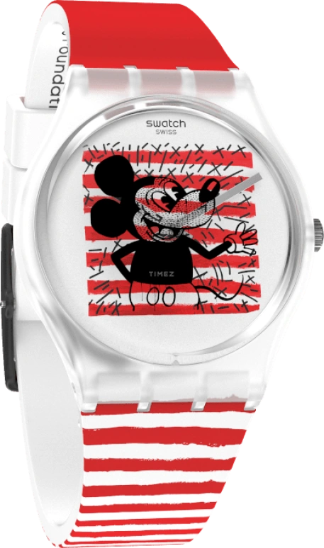 Swatch,Originals 34mm,34mm,Plastic,Open,GZ352