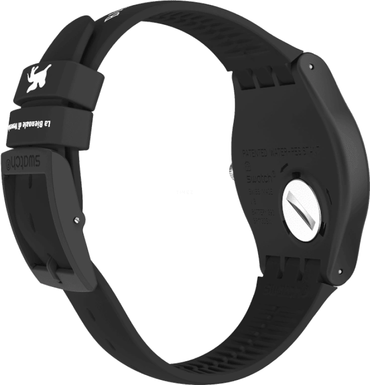 Swatch,Originals 41mm,41mm,Plastic,Black,SUOB720R