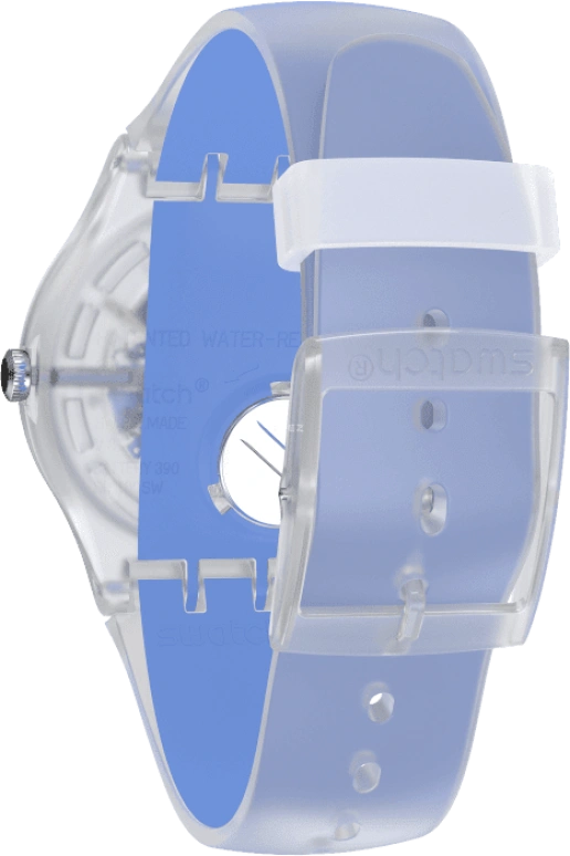 Swatch,Originals 41mm,41mm,Plastic,Skeleton,Quartz,Round,Transparent,SUOK156