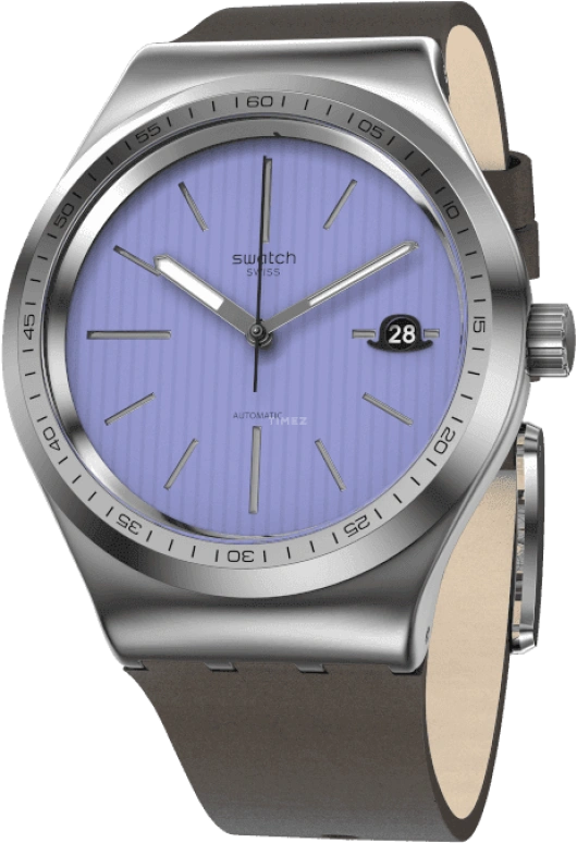 Swatch,IRONY 42mm,42mm,Blue,Open,YIZ405