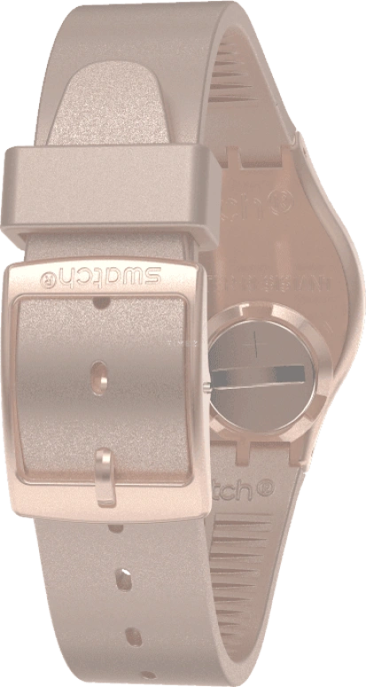 Swatch,Originals 34mm,34mm,Plastic,Pink,Sapphire,Crystal Glass,GP403