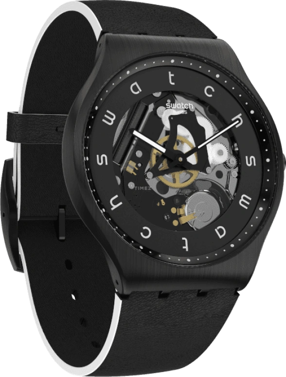 Swatch,SKIN ,Black,SS07B101