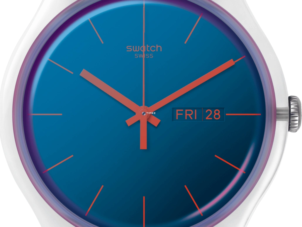 Swatch,Other 41mm,41mm,Bio-sourced,Blue,Quartz,Date,Day,SO29K702,SO29K702-S14