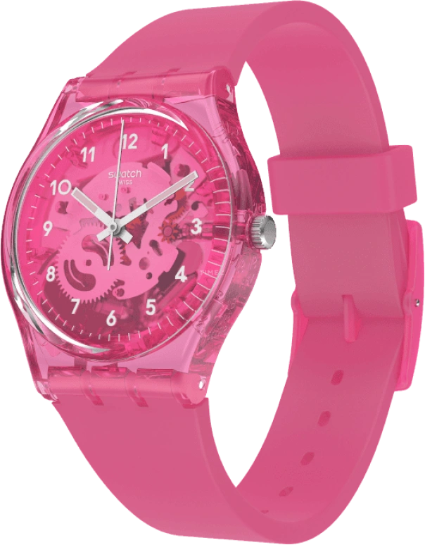 Swatch,Originals 34mm,34mm,Plastic,Pink,GP166