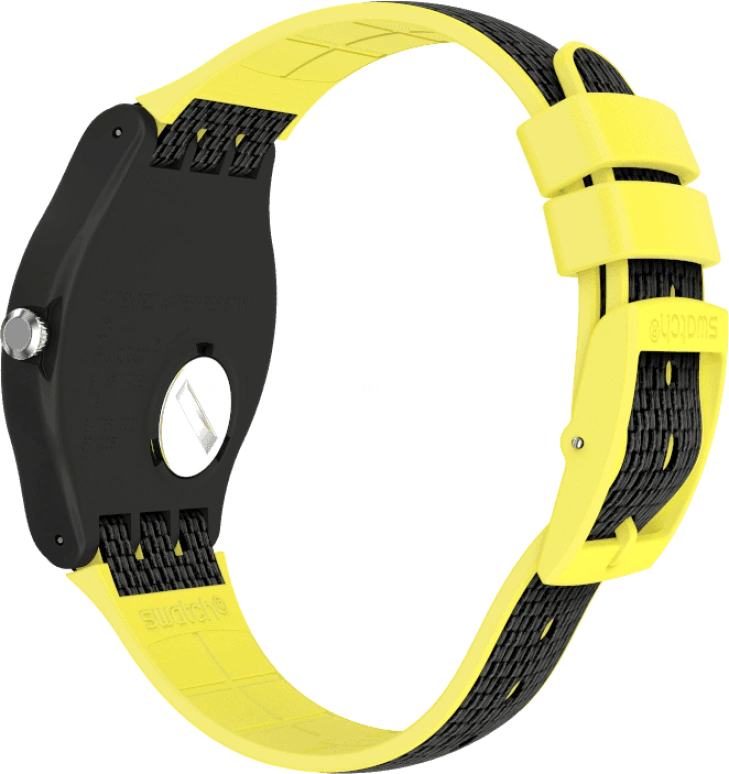 Swatch,Originals 41mm,41mm,Plastic,Black,SUOB406